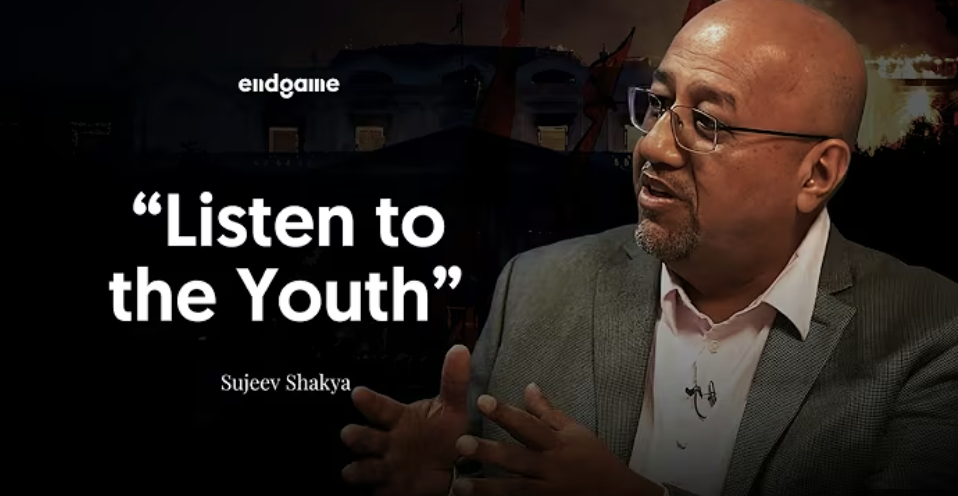 Sujeev Shakya discussing Nepal’s 2025 Gen Z protests and youth-led political change